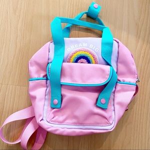 COPY - Cat & Jack Toddler Girls Dream Big Rainbow Mini Tote Style Backpack Pink